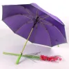Colorful fiber umbrellas, oversized umbrellas, women's business gifts, advertising umbrellas, customizable logos Specification image